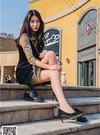 Socks astringent 047 Wei Wei black halter dress(5)